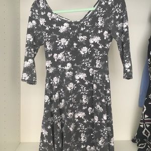 AE floral skater dress